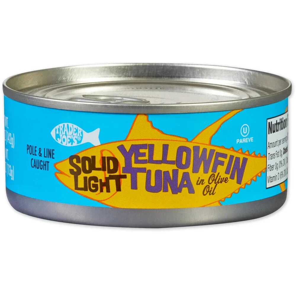 Trader Joe's — Solid LIght Yellowfin Tuna in Olive Oil
